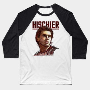 Nico Hischier New Jersey Sketch Baseball T-Shirt